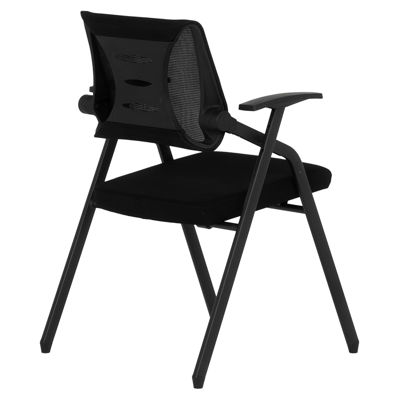 Сгъваем посетителски офис стол Carmen 1709 черен